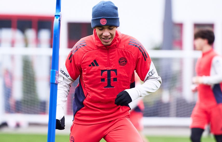 Jamal Musiala vuelve a entrenar después de grave lesión