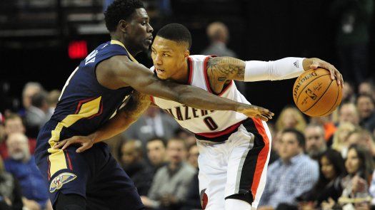 Trail Blazers ganan a Pelicans con 30 puntos de Lillard