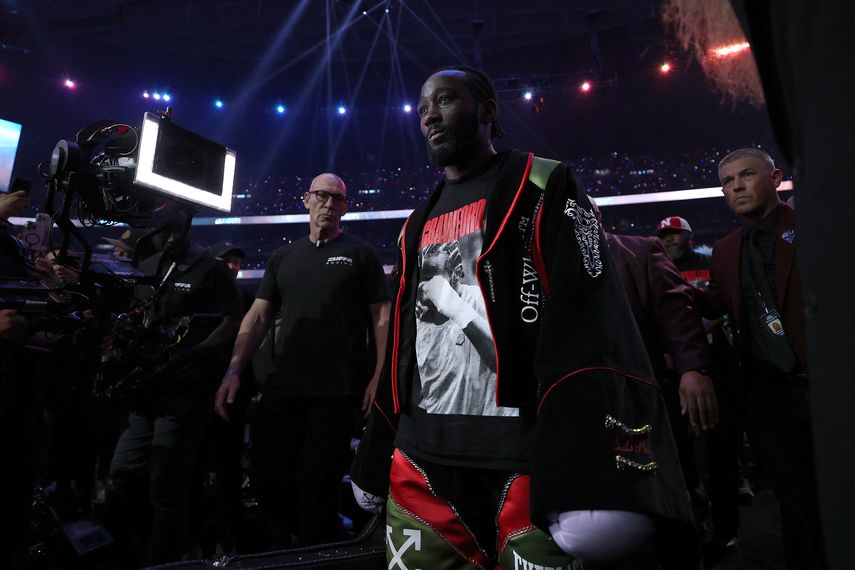 Terence Crawford y una épica entrada al escenario en el Allegiant Stadium el fin de semana