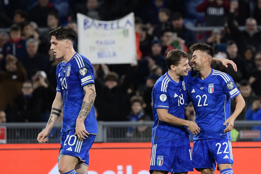 Clasificatorio Eurocopa 2024: Italia golea a Macedonia