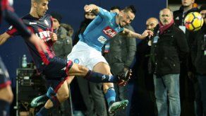 Hamsik da la victoria a un Nápoles que es más líder de la Serie A