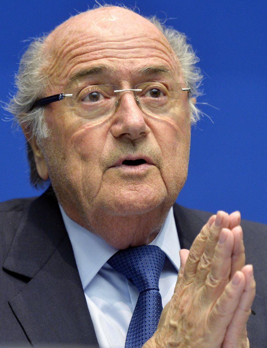 Blatter no habla sobre denuncias de corrupción
