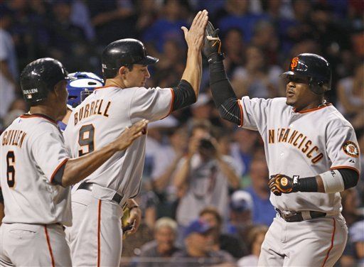 MLB: Gigantes 13, Cachorros 0; Uribe pega grand slam y jonrón