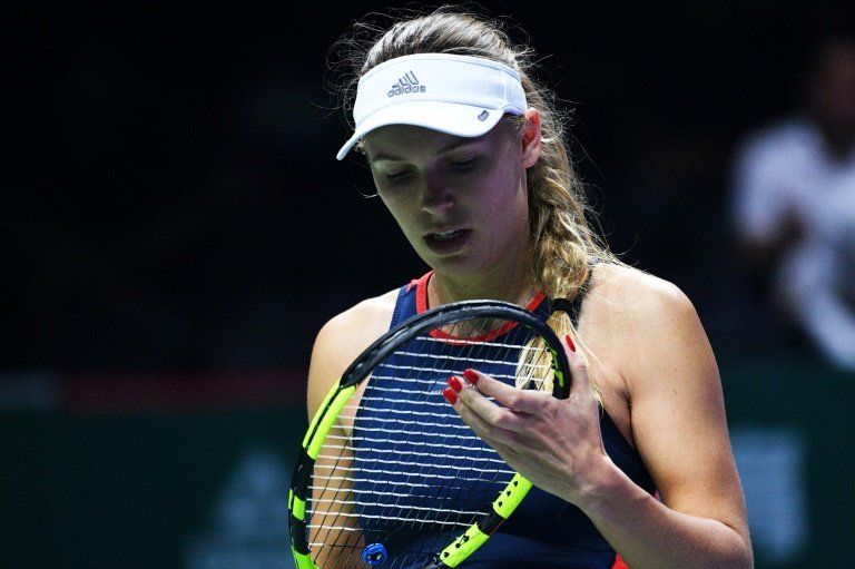 Wozniacki, vigente campeona, pierde en su estreno en el Masters