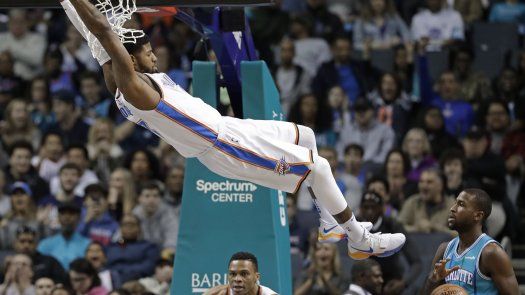 Westbrook se desata y Thunder gana 101-91 a Hornets