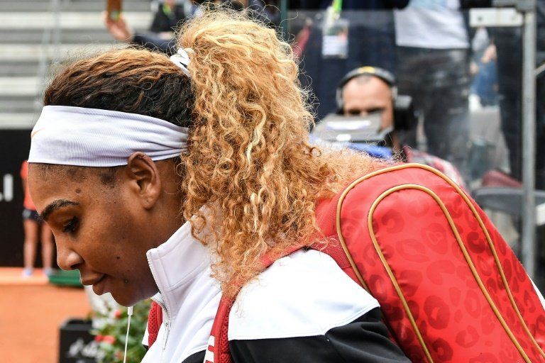 Serena Williams se retira del torneo de Roma por lesión
