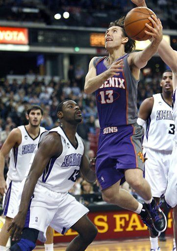NBA: Suns 113, Kings 109; Nash brilla con 30 puntos