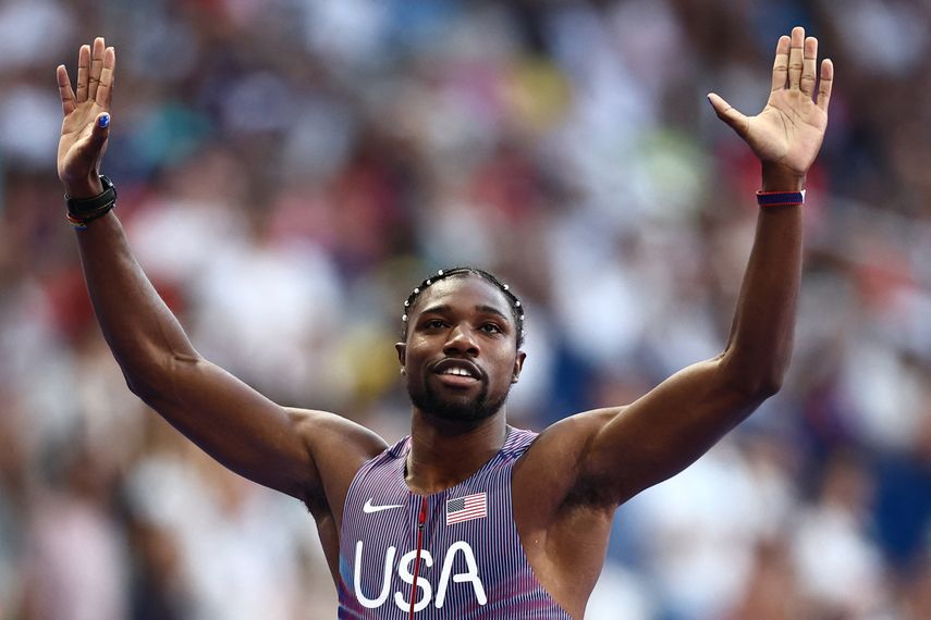 París 2024: Noah Lyles avanzó a las semifinales de los 200 metros