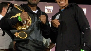 Jezreel Corrales y Robinson Castellano se vieron las caras en Los Angeles