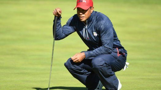 Woods dice que pasó un rato genial jugando al golf con Trump
