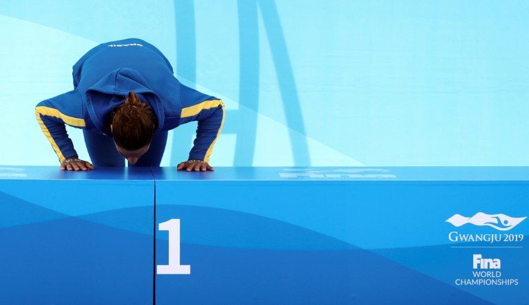 La brasileña Cunha suma su cuarto oro mundial en aguas abiertas