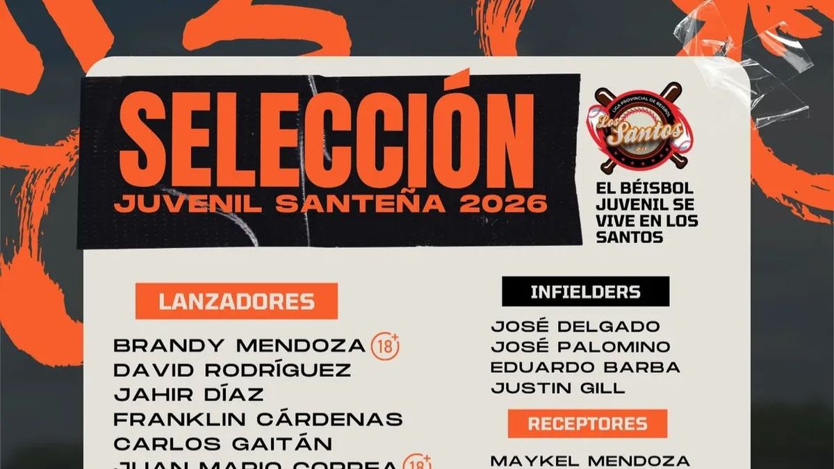 Béisbol Juvenil 2026: Los Santos revela su selección para el torneo Béisbol Juvenil 2026: Los Santos revela su selección para el torneo