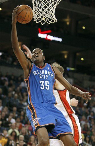 NBA: Thunder 104, Warriors 95; Durant anota 29 puntos