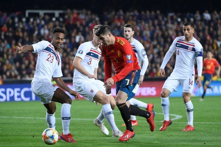 España gana con apuros a Noruega y da primer paso hacia Eurocopa-2020