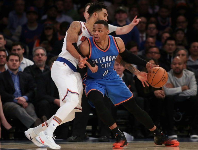 Russell Westbrook sigue al frente de los anotadores en la NBA