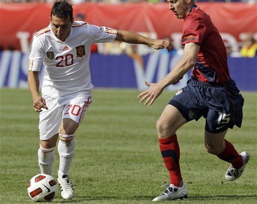 España golea 4-0 a Estados Unidos en Foxborough