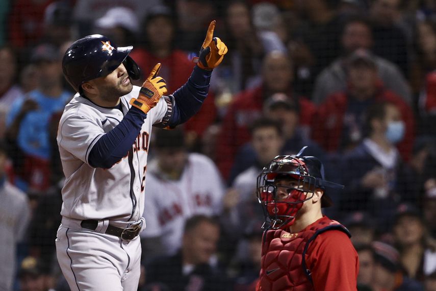 Los Astros de Houston despertaron ante Boston en la MLB
