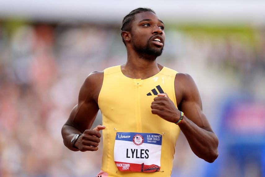 Noah Lyles gana los 100 m en Londres con mejor marca personal