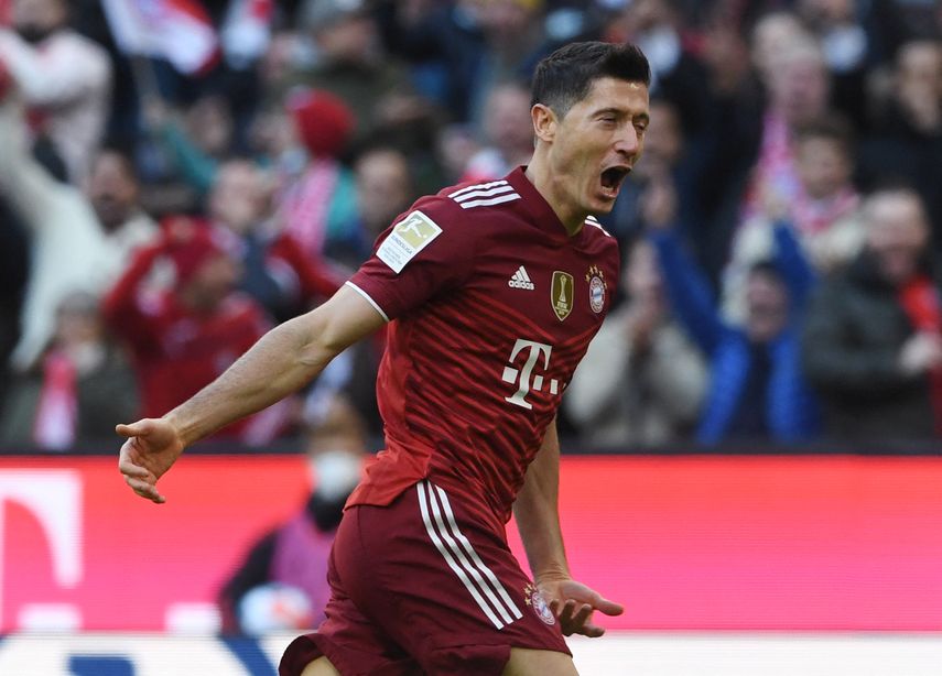 Lewandowski se pone líder en solitario en tabla de goleadores de Bundesliga