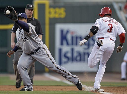 MLB: Rojos 4, Cerveceros 0; Arroyo blanquea a Cerveceros