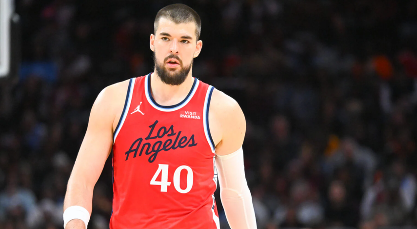 NBA: Ivica Zubac estará fuera de las canchas durante varias semanas