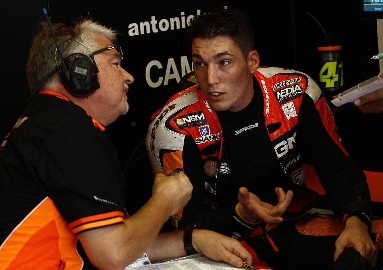 Aleix Espargaró, el más veloz en los ensayos libres de MotoGP en Cataluña