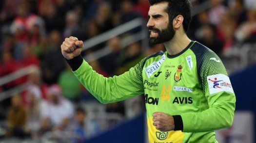 Un panel publicitario lesiona a Corrales en el Mundial de balonmano