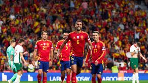 La selección de España golea a Bulgaria en Valladolid