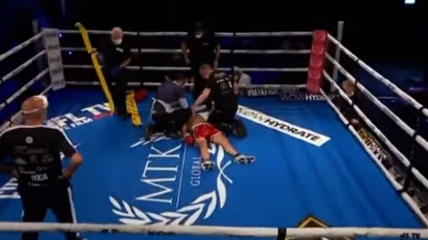 Boxeo nocaut Pierce O’Leary