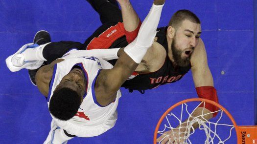 Raptors vencen a 76ers y rompen racha de 5 derrotas