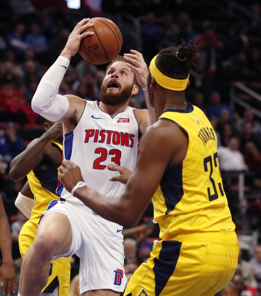 Drummond y Griffin guían a Pistons a triunfo sobre Pacers
