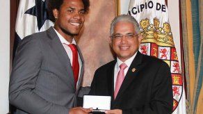 La Llave de la Ciudad para jugadores de la selección de Panamá