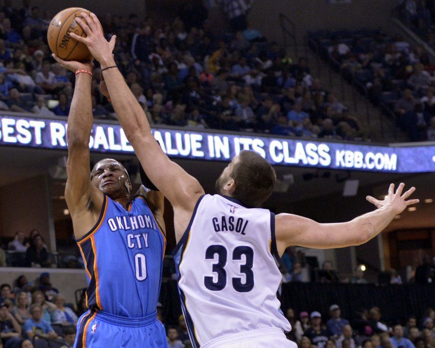 Con triunfo sobre Thunder, Grizzlies alcanzan a Rockets