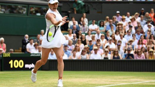 La rumana Simona Halep, finalista en Wimbledon por primera vez