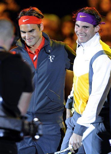 Federer vence a Nadal en partido de exhibición
