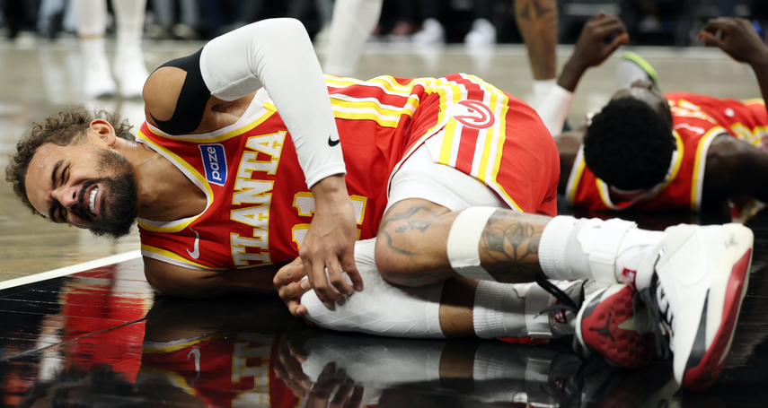 NBA: Trae Young sufre lesión de rodilla y será baja al menos 4 semanas