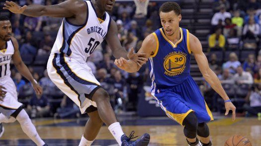 Warriors se apoyan en Curry y Thompson al ganar a Grizzlies