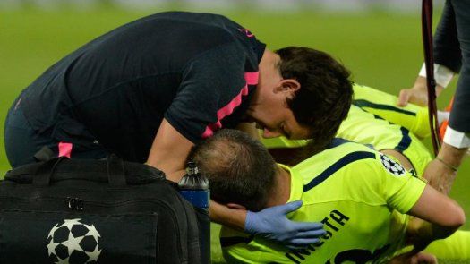 Iniesta recibe el alta y estará disponible para ante el PSG