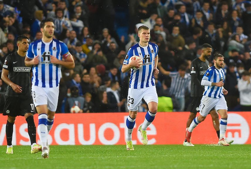 Real Sociedad empata con Sturm Graz y sigue sin despegar en Europa League