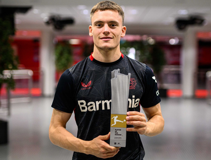 Florian Wirtz fue nombrado como el Jugador de la Temporada en la Bundesliga