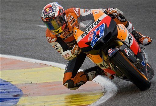 Moto GP: Stoner logra la pole del GP de Valencia