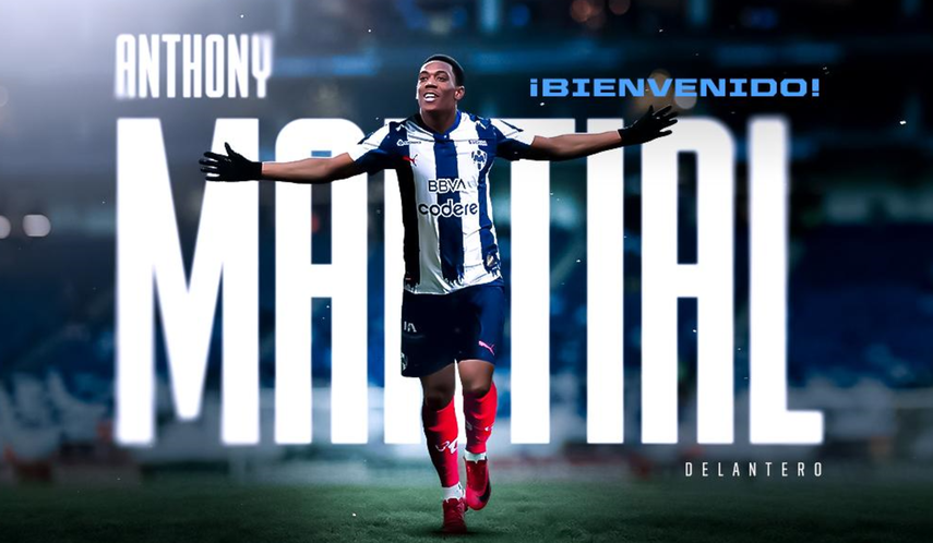 Anthony Martial fue anunciado como nuevo refuerzo del Monterrey