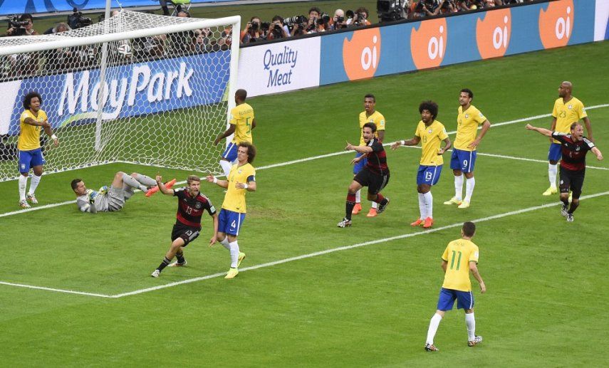 Alemania destroza a Brasil