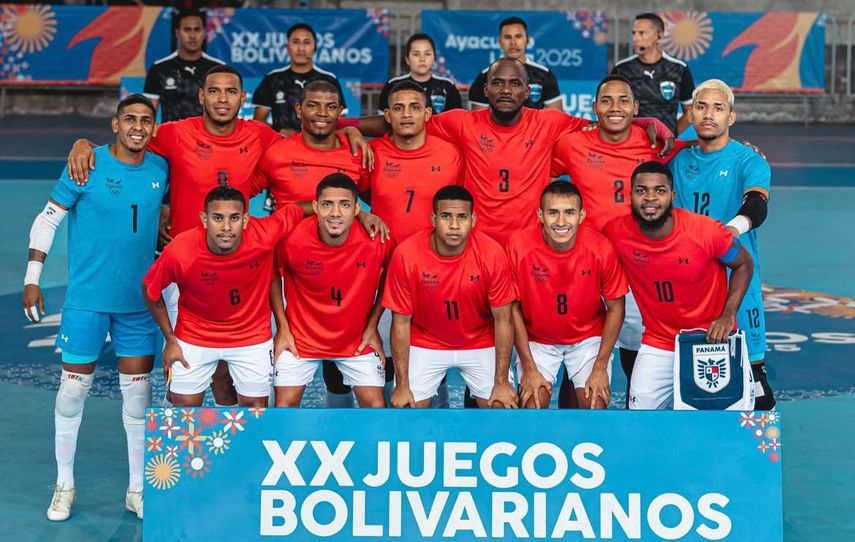 Juegos Bolivarianos 2025: Panamá Futsal se colgó la medalla de plata