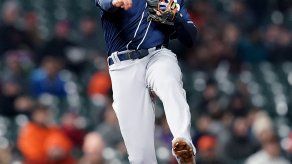 Javy Guerra empuja su primera carrera en Grandes Ligas