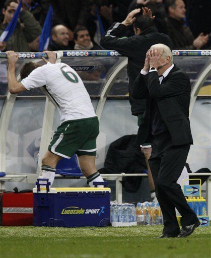 Mundial: Trapattoni declina decir que Irlanda fue ví­ctima de robo