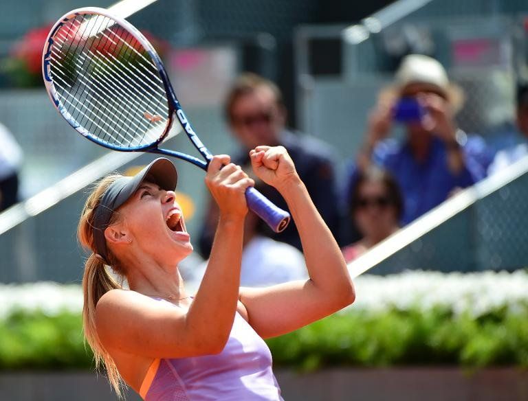 Halep y Sharapova jugarán la final femenina del Torneo de Madrid