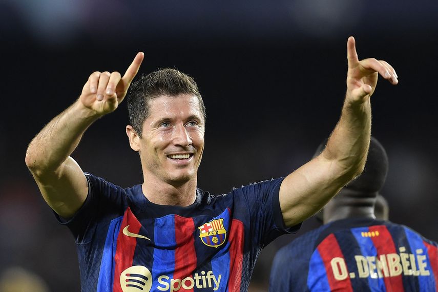 Champions League: Lewandowski protagoniza goleada del Barca