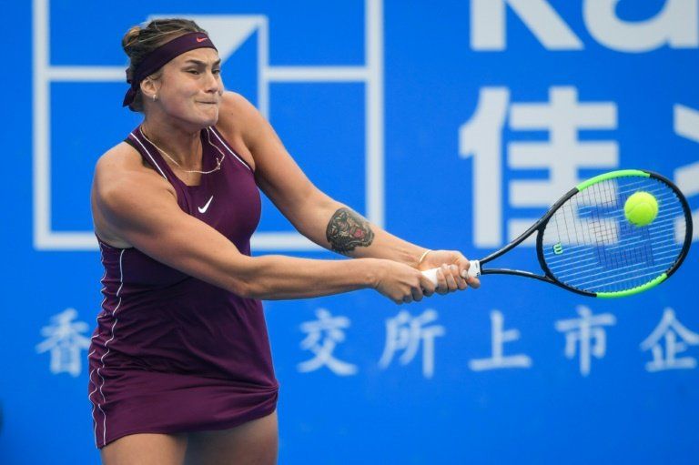 La bielorrusa Sabalenka gana el torneo de Shenzhen