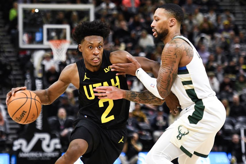 NBA: Los Bucks de Giannis Antetokounmpo tropezaron los Utah Jazz